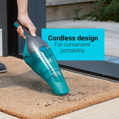 Aspiradora de Mano Inalámbrica Dustbuster Wet/Dry, Portátil para Sólidos y Líquidos, Liviana con Filtro Lavable y Cargador de Pared – Limpieza Rápida (HNVC215BW52)
