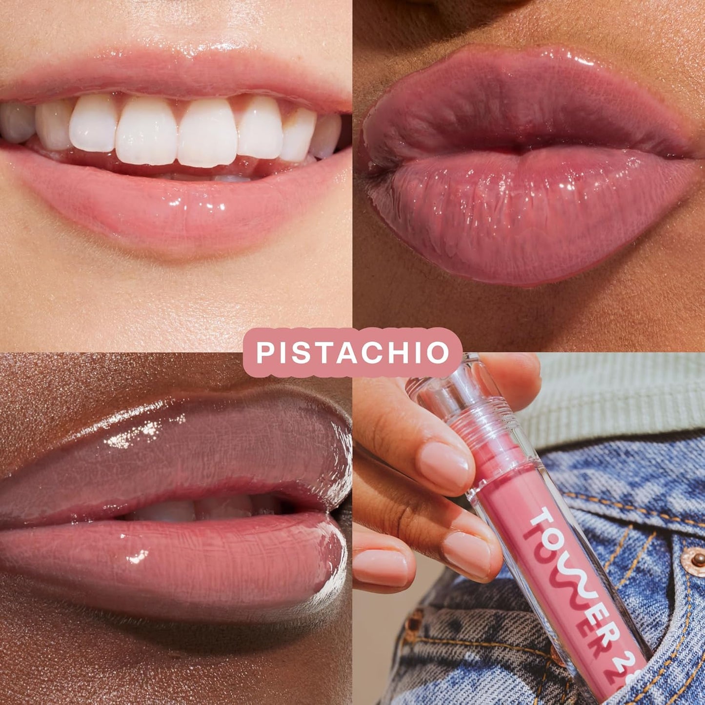 Brillo labial hidratante vegano no pegajoso e hidratante | Aceite de albaricoque y semilla de frambuesa 