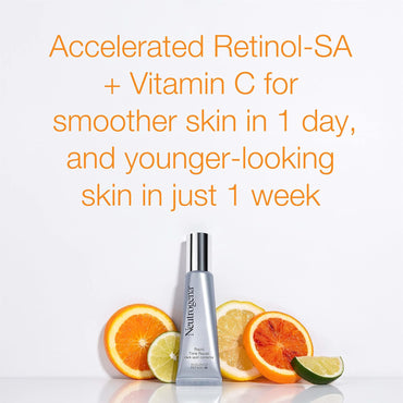 Neutrogena Reparador de Tono Retinol + Vitamina C - Corrector de manchas oscuras - Serum facial, corrector diario de manchas oscuras antiarrugas para iluminar y tonificar uniformemente, sin aceite mineral