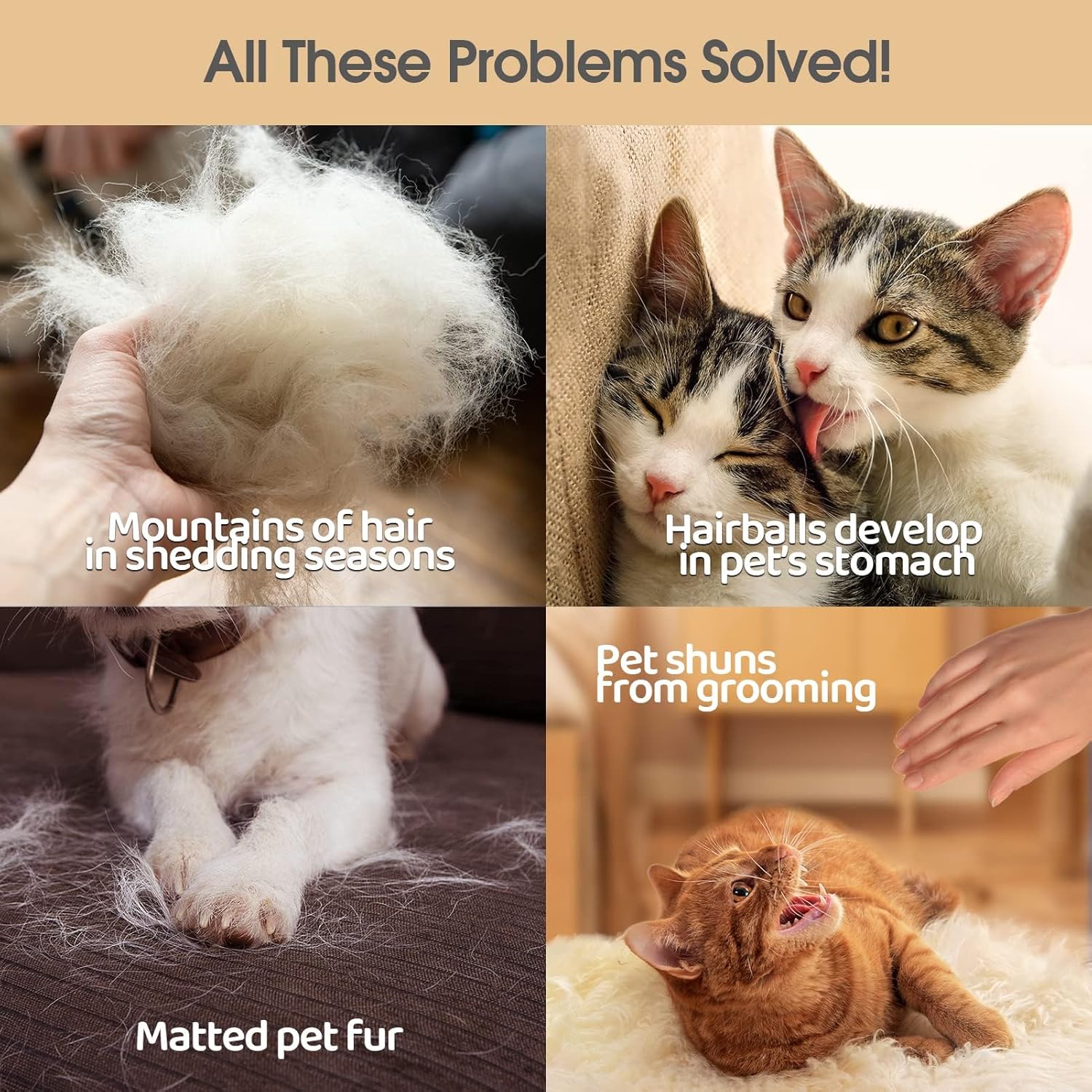 Guantes Removedores de Pelo para Mascotas (Par) | 255 Puntas de Silicona, Masaje y Grooming para Perros, Gatos y Caballos | Azul