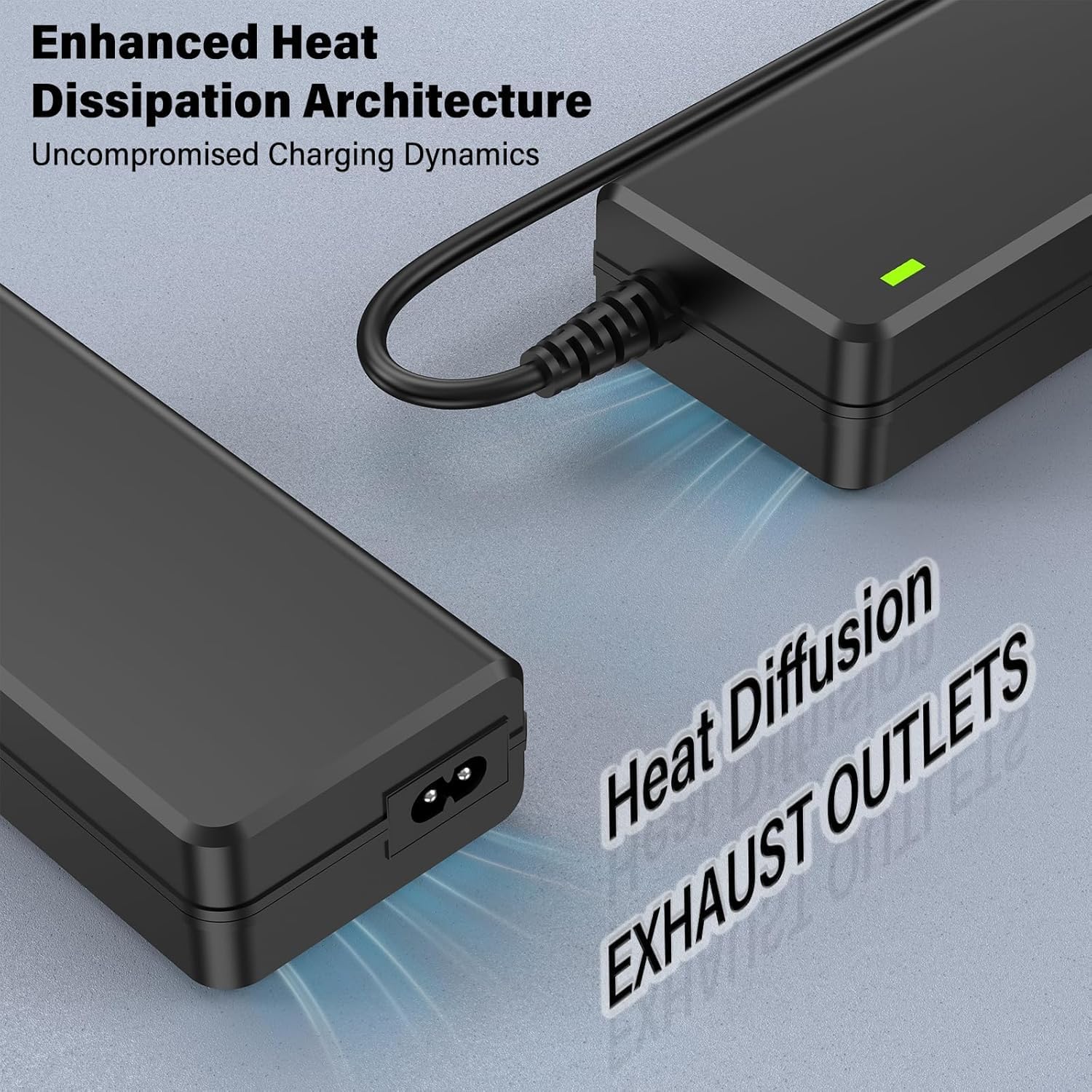 Cargador de cable de alimentación de 42V 1.7A 1.5A 1A 0.5A DC en adaptador de 42V | 10 tomas intercambiables | Fuente de alimentación 42V | 1700 mA 1600 mA 1500 mA