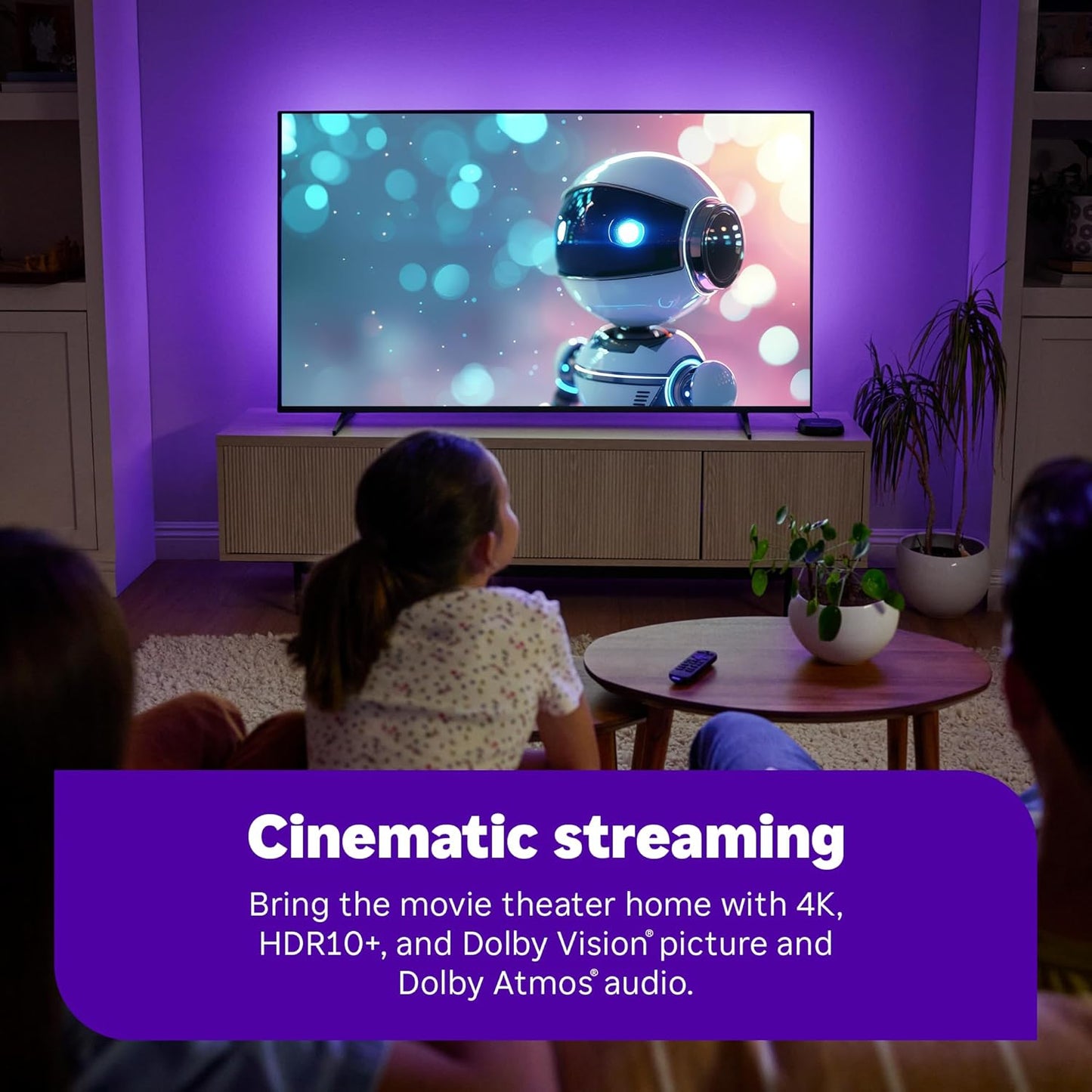 Roku Ultra – Reproductor de Streaming 4K HDR10+ con Dolby Vision & Atmos, Wi-Fi 6 y Bluetooth – Control Remoto Pro Recargable con Botones Retroiluminados – TV en Vivo y Contenido Gratis