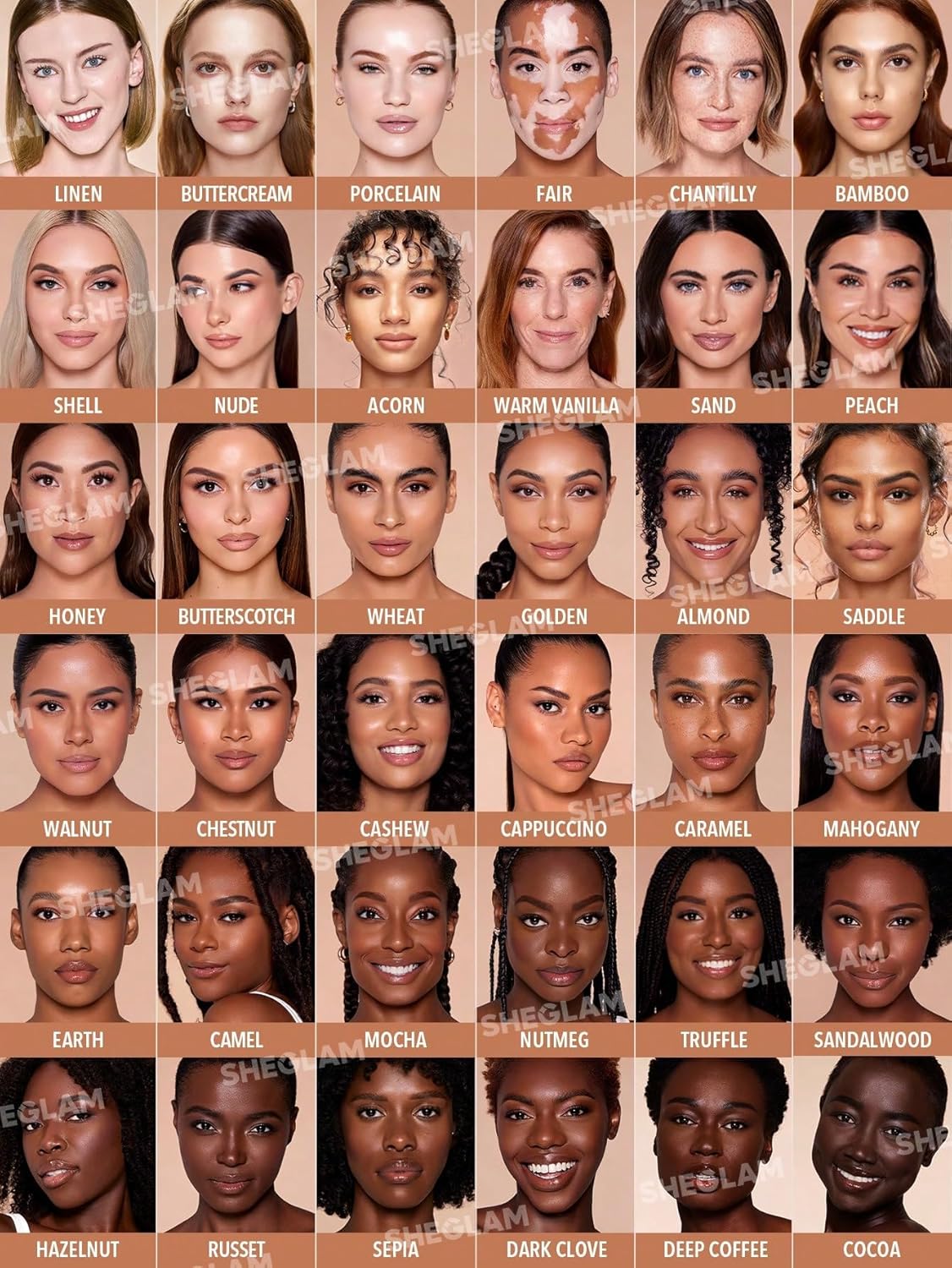 SHEGLAM Skinfinite Hydrating Foundation - Dewy Finish - Lightweight, Buildable Coverage - Pore-Less, Non-Greasy - Linen - Light Skin Tone