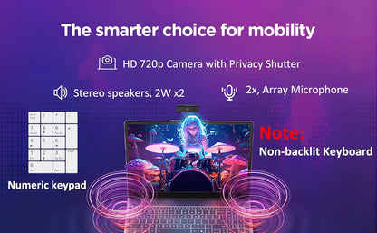 Laptop Lenovo de negocios | Intel Octa-Core i5 | IdeaPad 15" | 16GB RAM + 512 GB SSD,