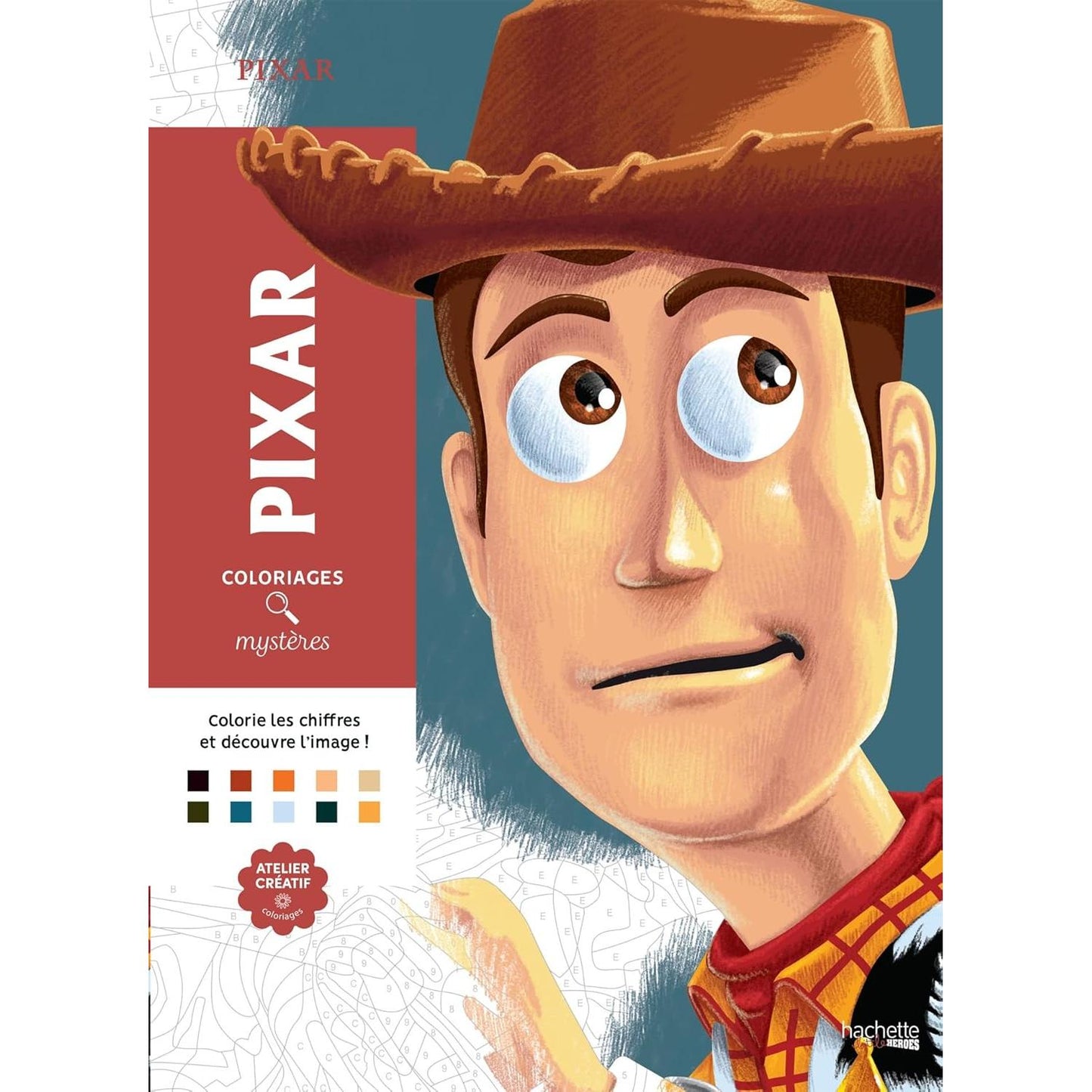 Libro para colorear | Pixar | 100 Diseños para pintar | Idioma: Francés