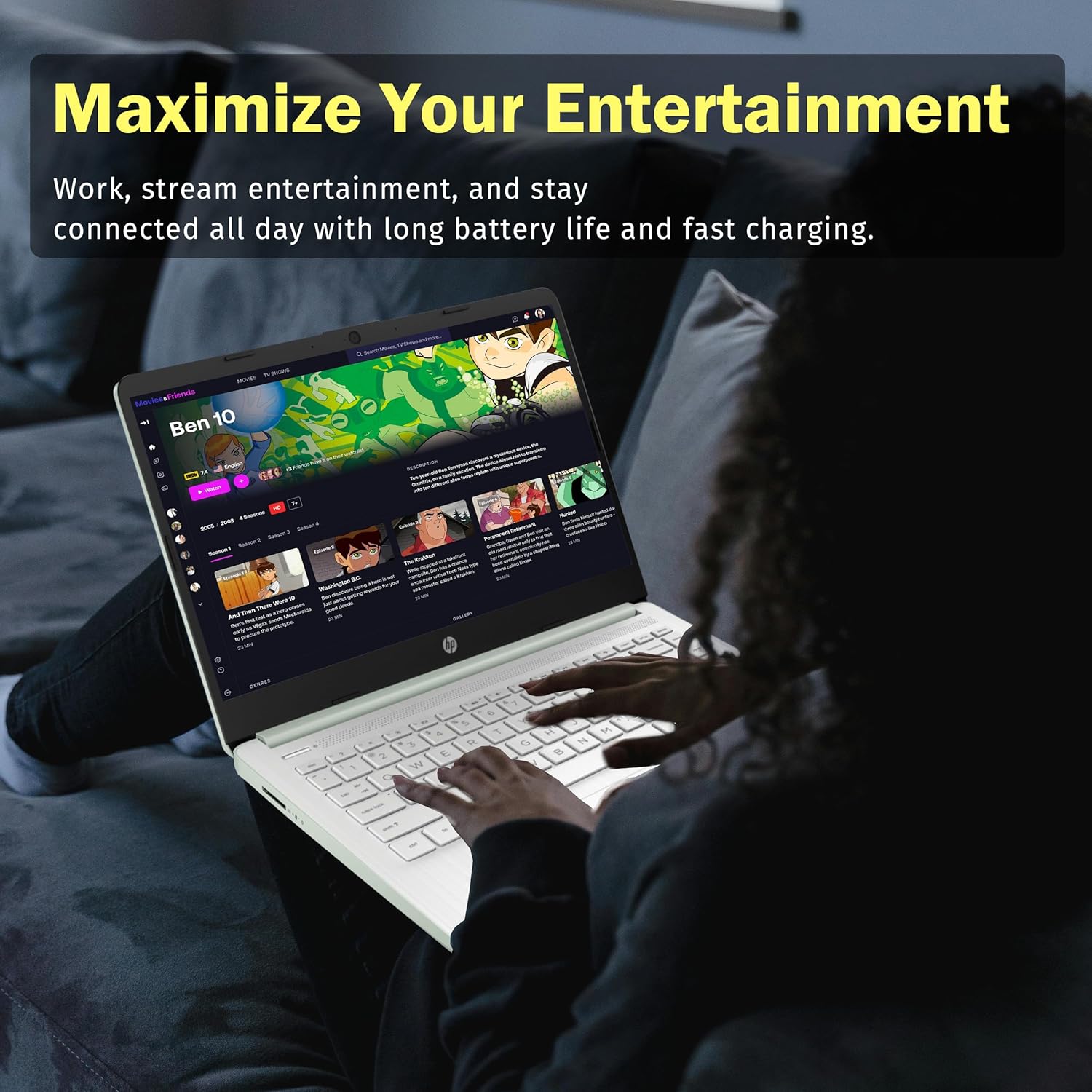 Laptop Verde ultraligera de 14 pulgadas con 1 año Office 365 y copiloto AI | procesador Intel N150 | 16 GB de RAM | Almacenamiento de 288 GB | Batería de larga duración