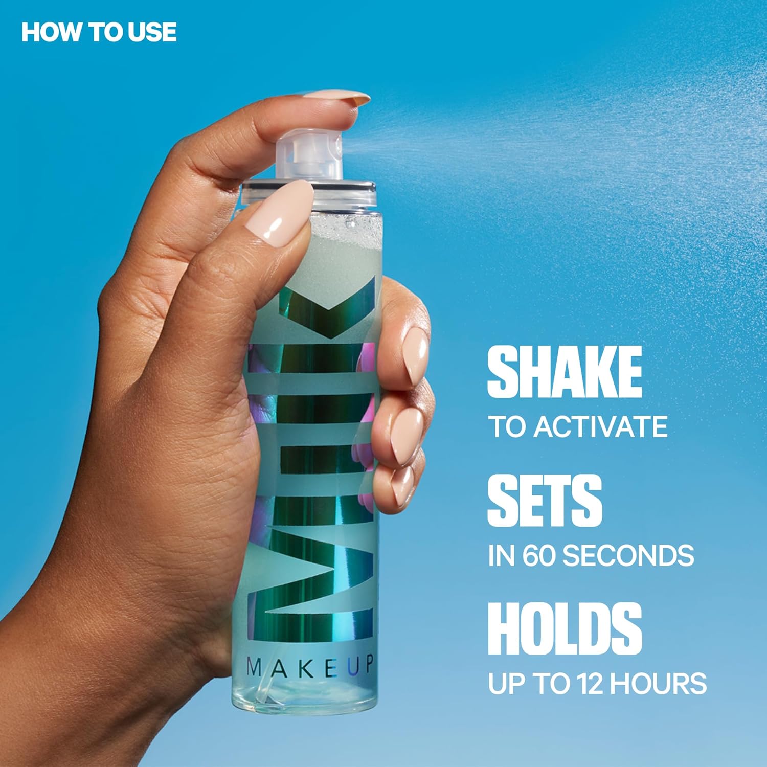 Milk Makeup Hydro Grip Set + Refresh Spray | Spray Fijador e Hidratante con Ácido Hialurónico y Niacinamida | Hasta 12 hs de duración, Alcohol-Free