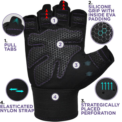 RDXGuantes de Levantamiento de Pesas RDX - Weight Lifting