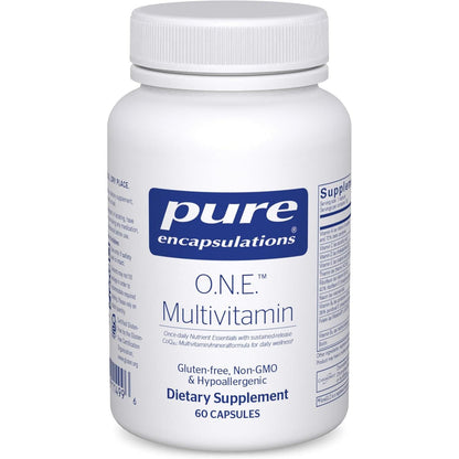 O.N.E. Multivitamin – Multivitamínico 1 al día con Metafolin®, CoQ10 y Luteína – Soporte cognitivo, visual y celular* – 60 cápsulas
