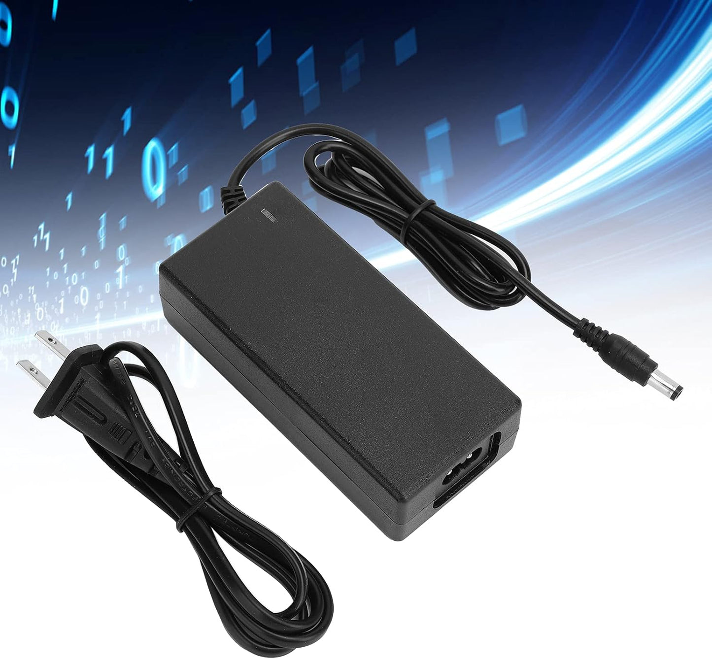 Adaptador de corriente de 42V 2A para Scrooter y Baterías | CA de amplio voltaje 100-240V a CC 42V 2A | Fuente de alimentación con puerto de carga de 0.217 x 0.098 in