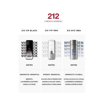 212 VIP Men Eau de Toilette Spray 100 ml – Carolina Herrera