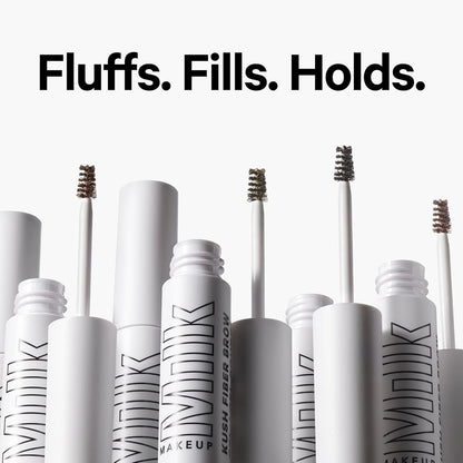 Milk Makeup KUSH Fiber Brow Gel | Gel Tintado con Fibras para Cejas Más Llenas y Naturales | Acondicionador, Vegano y Cruelty-Free