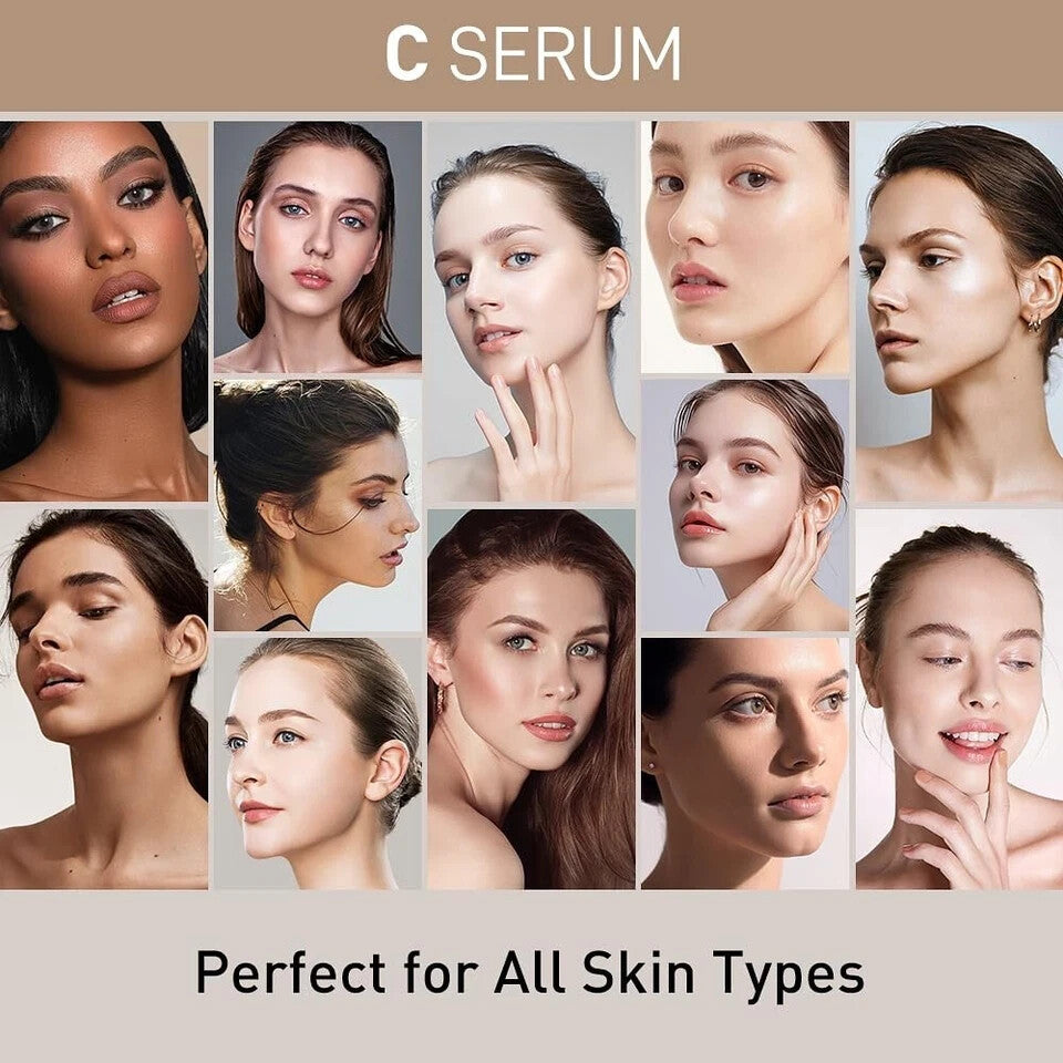 Set Completo de Serum Faciales – Vitamina C, Retinol y Ácido Hialurónico