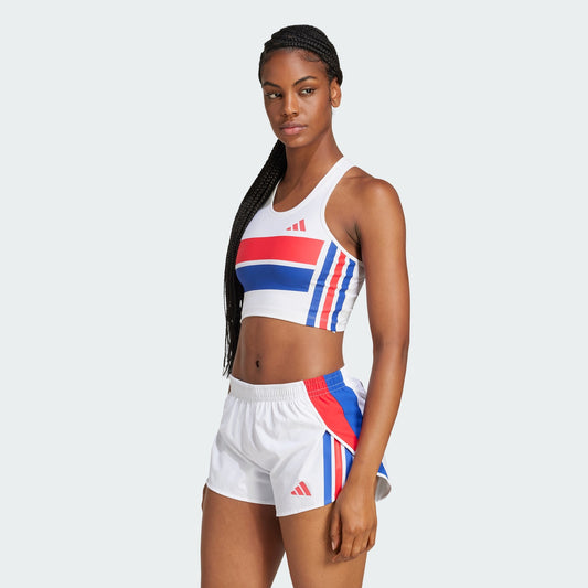 Adidas Adizero Retro Running Crop Top – Top Deportivo Mujer