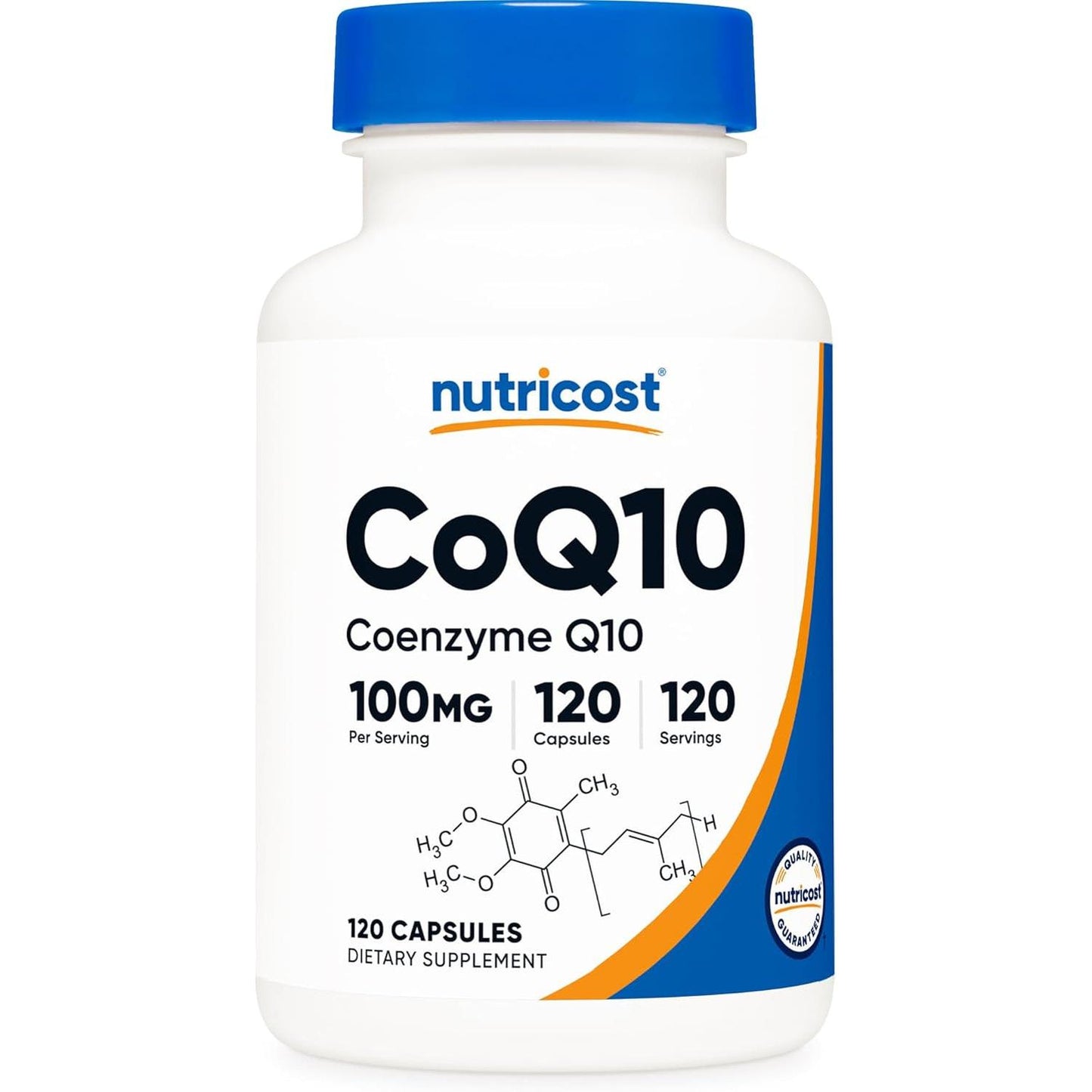 Nutricost CoQ10 100mg - 120 Capsules Vegetarianas