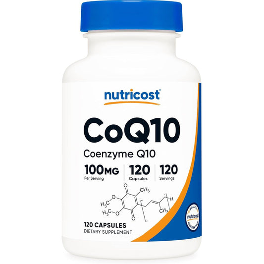 Nutricost CoQ10 100mg - 120 Capsules Vegetarianas