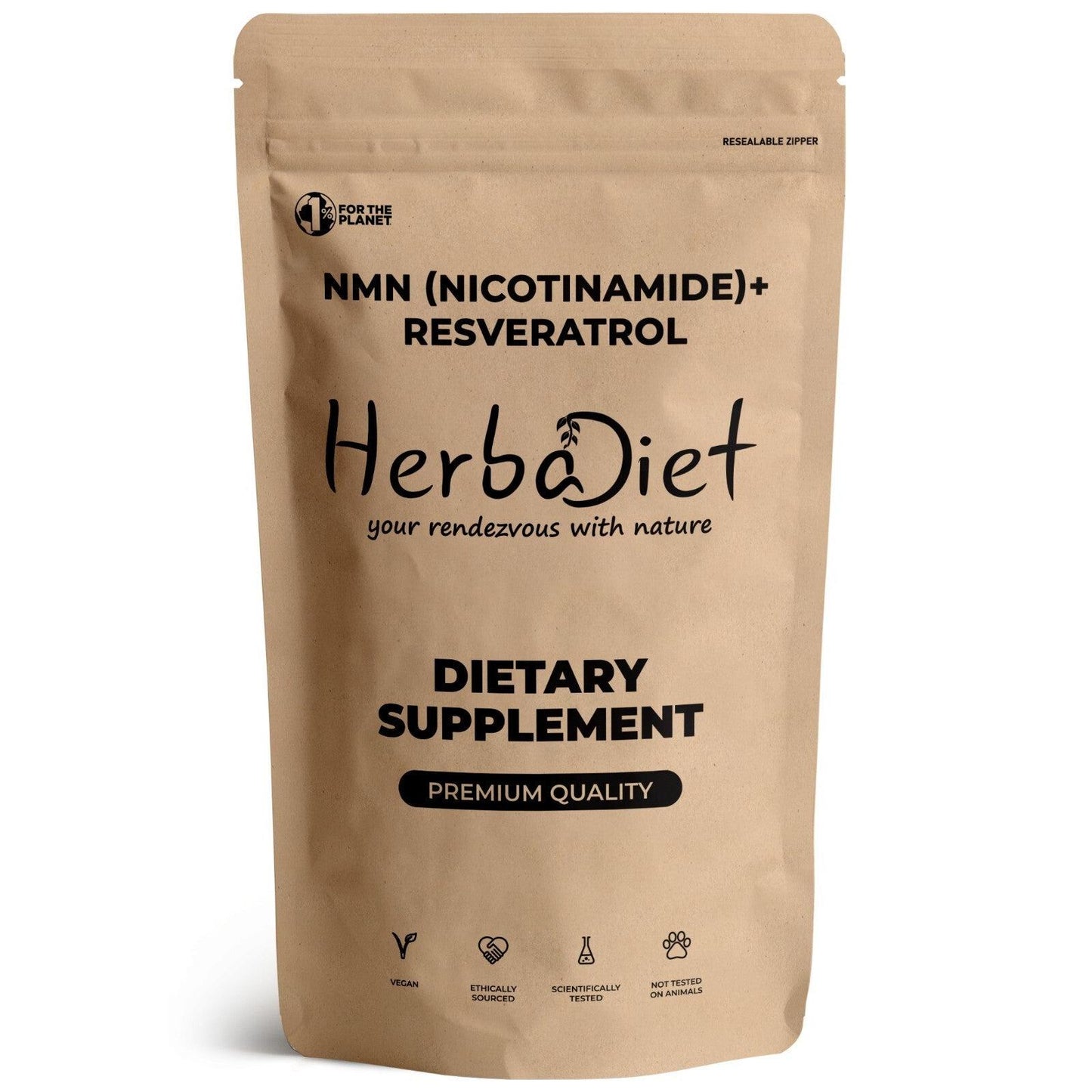 NM + Resveratrol | Suplemento NAD+ con Nicotinamida – Energía, Enfoque y Sistema Inmune