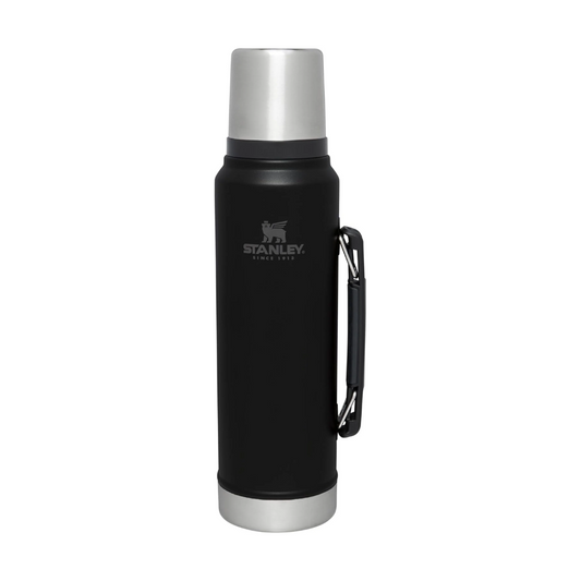 Termo Classic Legendary Botella Térmica 35.2 oz (1.04 ml) – Termo de Acero Inoxidable con Taza 8 oz | Doble Aislación | 24 h Caliente / Frío