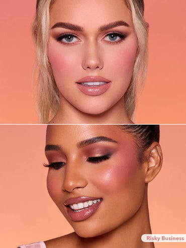 Rubor líquido para mejillas | Acabado brillante | Color: Risky Business