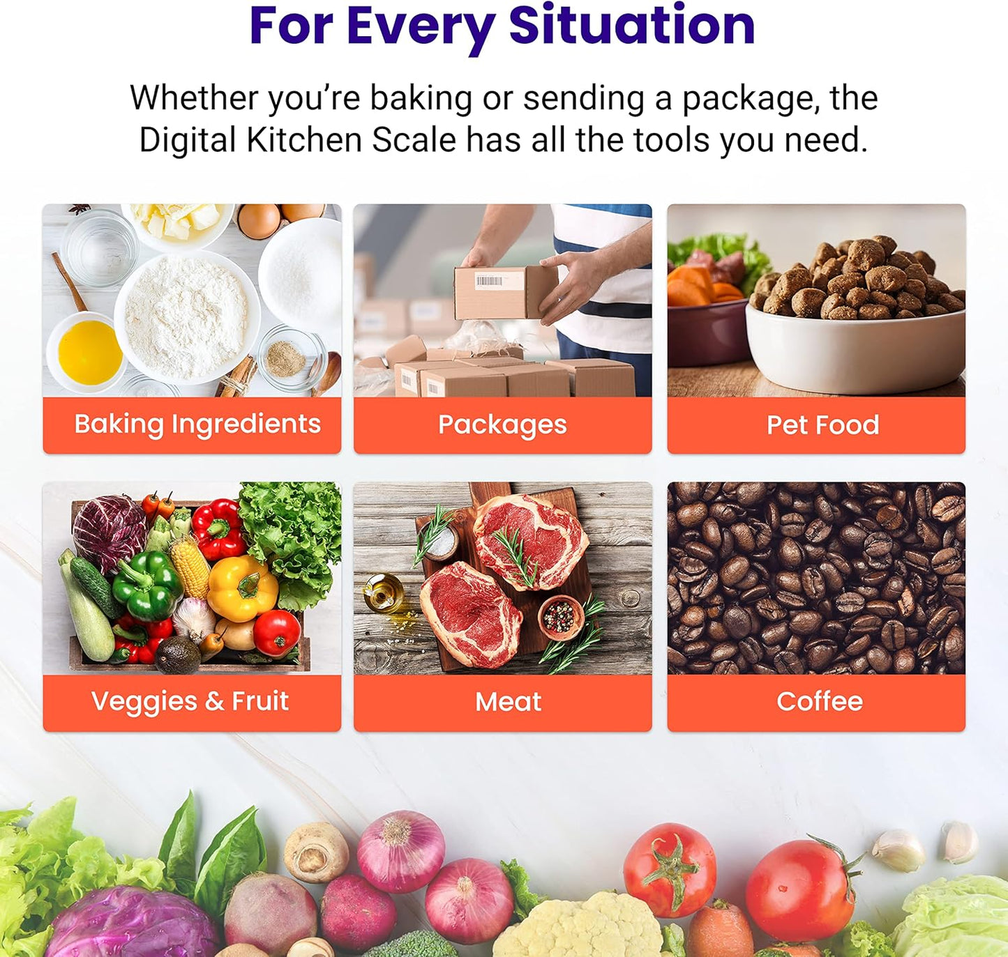 Báscula de Cocina Digital Etekcity 0.1g con Bowl – Acero Inoxidable, 11lb/5kg – Gramos y Onzas para Repostería, Cocina, Dieta y Preparación de Comidas