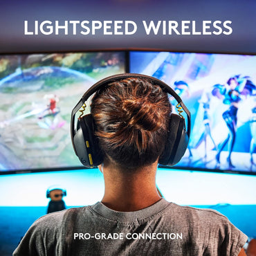 Logitech G435 LIGHTSPEED & Bluetooth – Audífonos gamer inalámbricos (Negro)