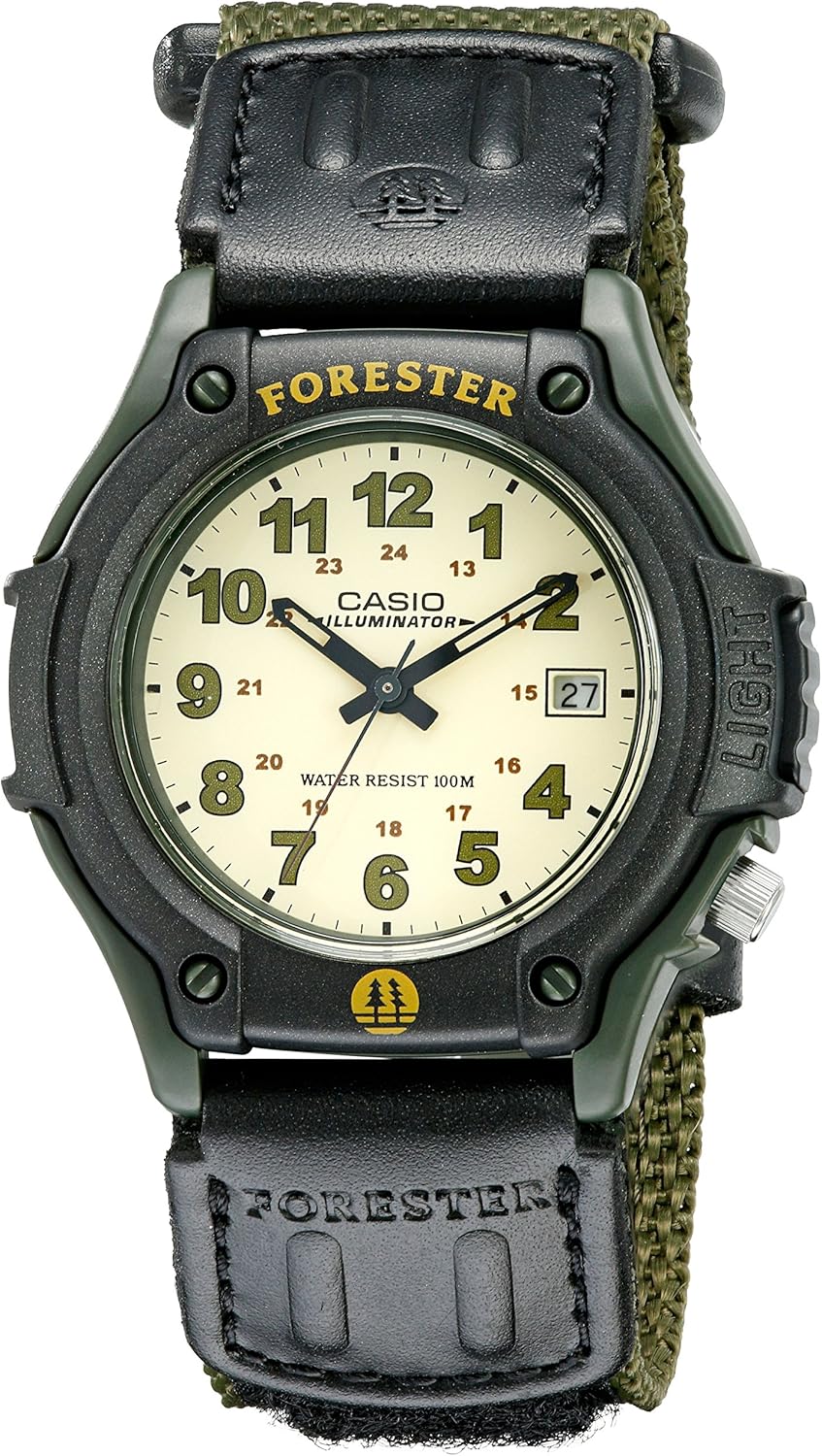 FT500WC Series | Men'S Analog Watch | 100 Meter Water Resistance | LED Light | Date Display | Leather/Cloth Band | Regular Time Keeping (HR, Min, SEC, PM, Date, Day) | 3 Year Battery