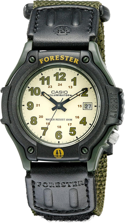 FT500WC Series | Men'S Analog Watch | 100 Meter Water Resistance | LED Light | Date Display | Leather/Cloth Band | Regular Time Keeping (HR, Min, SEC, PM, Date, Day) | 3 Year Battery