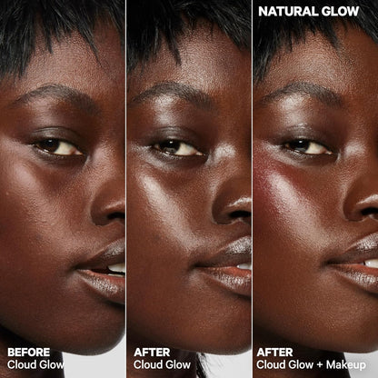 Milk Makeup Cloud Glow Primer en Espuma | Prebase Facial Iluminadora con Cúrcuma y Azafrán | Fijación hasta 12 hs, Hidratante y Libre de Siliconas – 0.91 oz