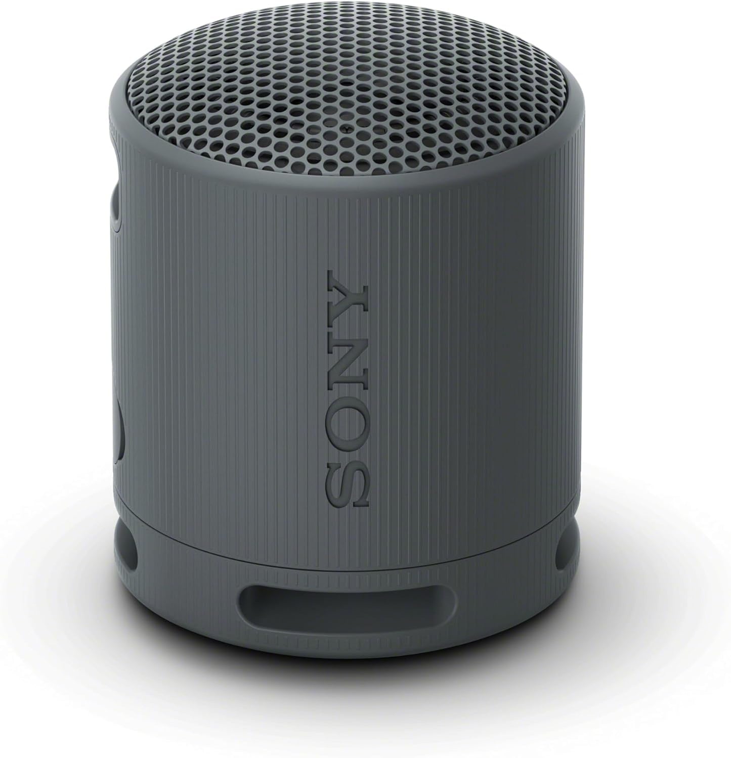 Sony SRS-XB100 – Bocina Bluetooth portátil, ultra-compacta, IP67, 16 h batería, correa versátil, manos libres (Negro)