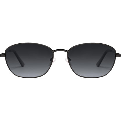 Lentes de Sol Retro Ovalados Polarizados SOJOS SJ1245, Estilo Vintage 90s Unisex, Protección UV400
