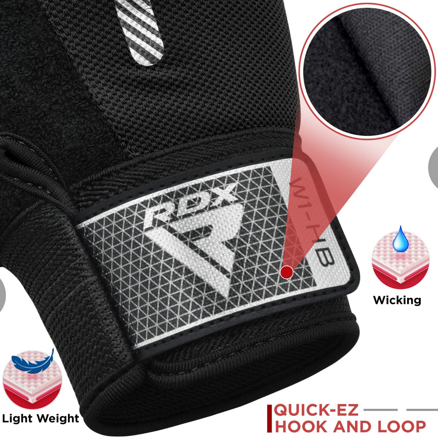 RDXGuantes de Levantamiento de Pesas RDX - Weight Lifting