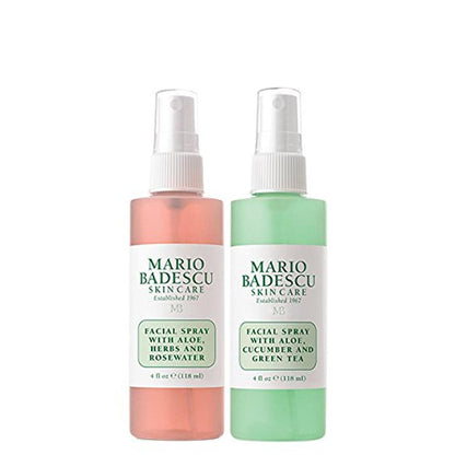 Bruma Facial con Aloe, Hierbas & Agua de Rosas | Hidrata, Reaviva el Brillo y Ayuda a Clarificar | Apta para Todo Tipo de Piel | Vegana, Oil-Free