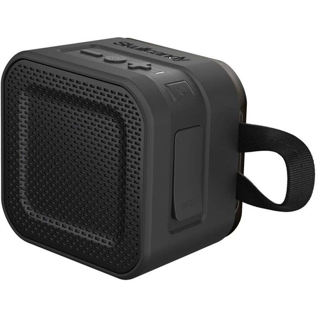 Barricade Mini – Bocina Bluetooth Portátil (Negro), IPX5 Resistente al Agua, 6 h de Batería, Diseño Robusto, Controles de Volumen y Pistas