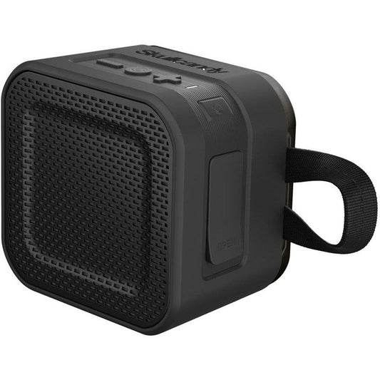 Barricade Mini – Bocina Bluetooth Portátil (Negro), IPX5 Resistente al Agua, 6 h de Batería, Diseño Robusto, Controles de Volumen y Pistas