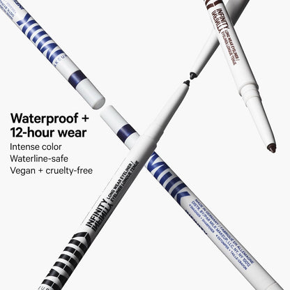 Milk Makeup Infinity Long Wear Eyeliner | Delineador Retráctil Waterproof con Sacapuntas Integrado y Punta Difuminadora | Hasta 12 hs de duración – Vegano y Cruelty-Free