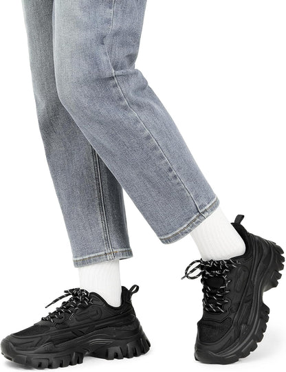 DREAM PAIRS Zapatillas Chunky Fashion Con plataforma