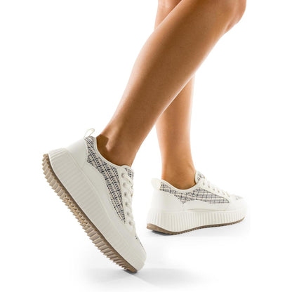 Zapatillas Mujer DREAM PAIRS Sky | Plataforma Chunky Liviana y Cómoda | Moda Casual