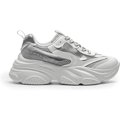 DREAM PAIRS Women'S Platform Chunky Fashion Sneakers Jaxon Walking Lace-Up Comfortable Dad Sneakers Workout Sport Work Casual Tennis Shoes