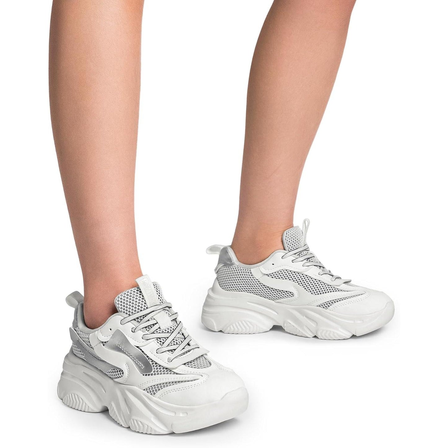 DREAM PAIRS Women'S Platform Chunky Fashion Sneakers Jaxon Walking Lace-Up Comfortable Dad Sneakers Workout Sport Work Casual Tennis Shoes