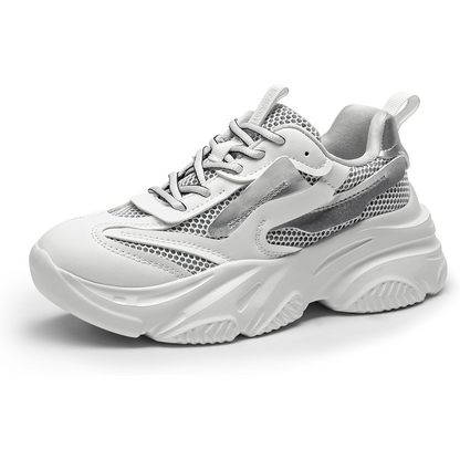 DREAM PAIRS Women'S Platform Chunky Fashion Sneakers Jaxon Walking Lace-Up Comfortable Dad Sneakers Workout Sport Work Casual Tennis Shoes