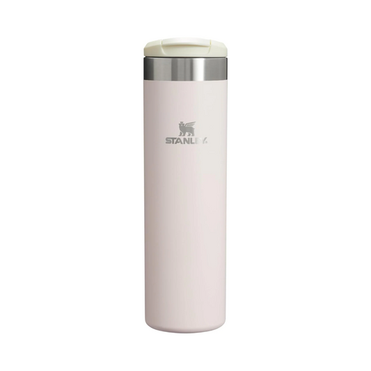 Botella Stanley AeroLight™ Transit 20 oz (Cuarzo Rosa) – Acero Inoxidable Liviano, Doble Pared, Tapa con Bloqueo y Paso de Bebida, Resistente a Fugas, Libre de BPA