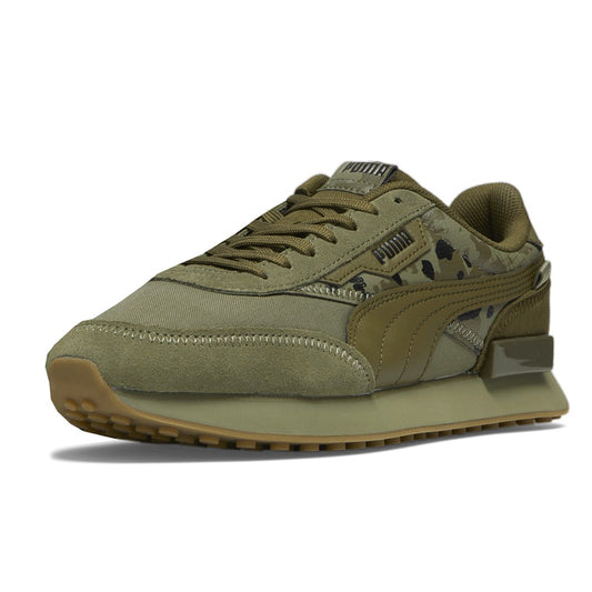 Future Rider camufladas | Zapatillas masculinas | Casuales con cordones | Color: verde