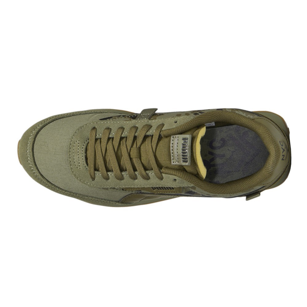 Future Rider camufladas | Zapatillas masculinas | Casuales con cordones | Color: verde