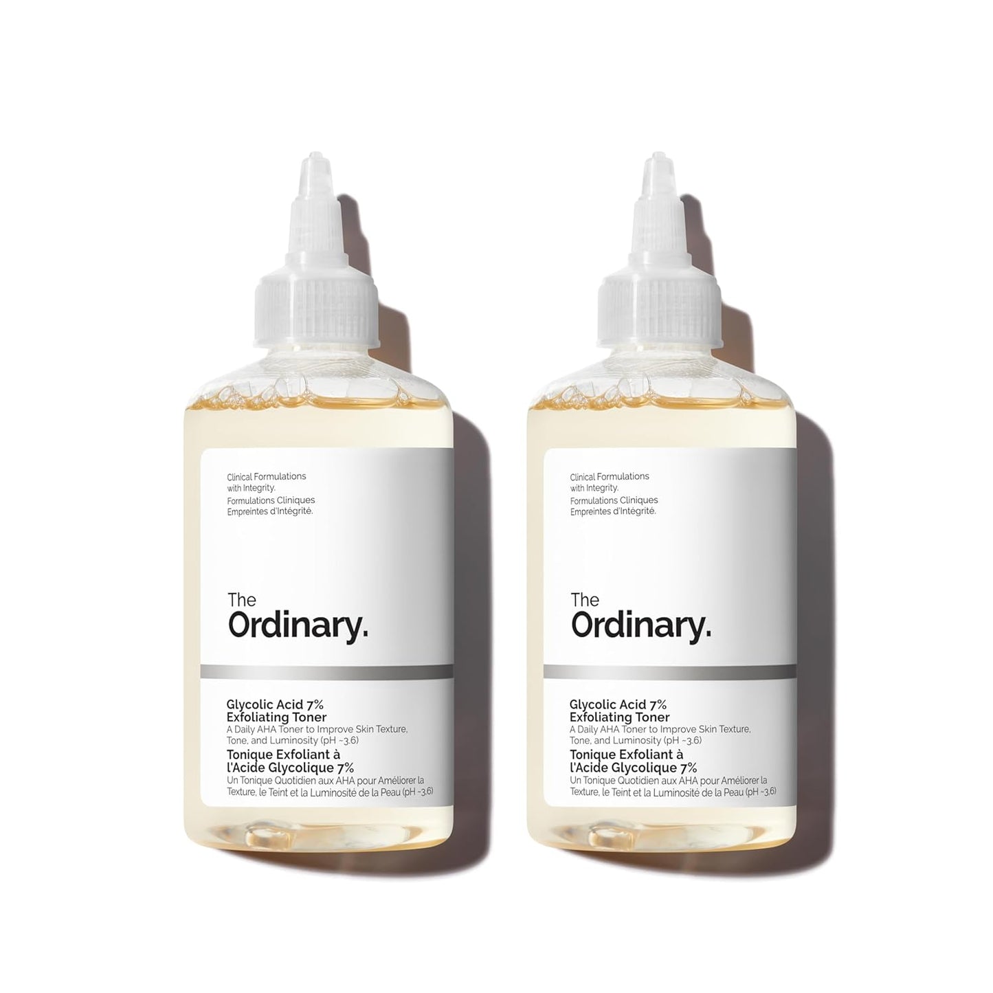 The Ordinary Glycolic Acid 7% Exfoliating Toner | Tónico Exfoliante Diario – Piel Más Luminosa, Suave y Tonificada – 240 ml