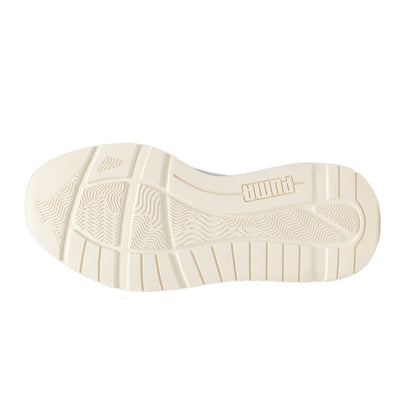 Trinity Calzado femenino con cordones | Zapatillas cómodas para mujer | Color: beige y blanco