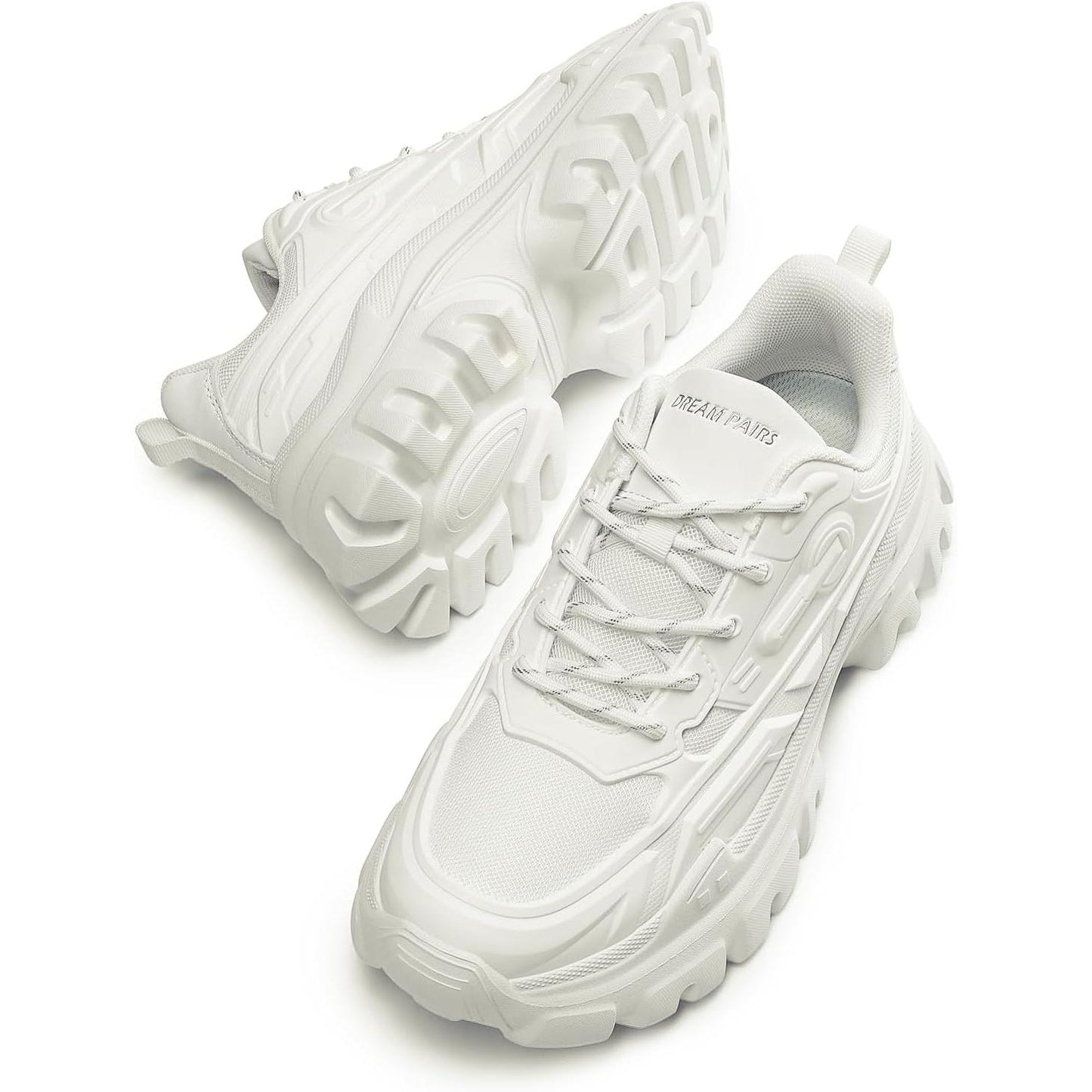 Zapatillas Mujer DREAM PAIRS Chunky | Sneakers de Plataforma Moda Casual con Cordones