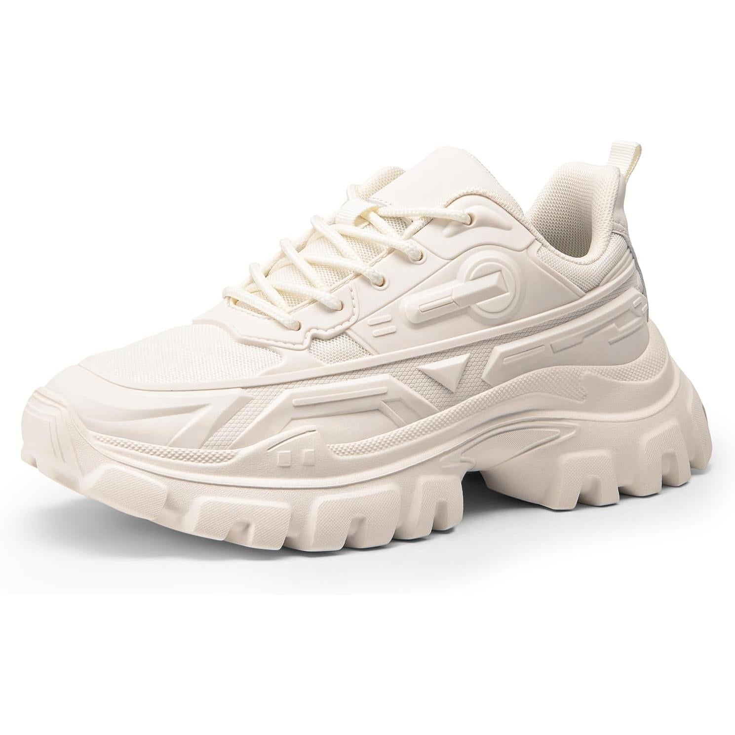 Zapatillas Mujer DREAM PAIRS Chunky | Sneakers Plataforma Bold con Cordones | Moda Casual y Cómoda