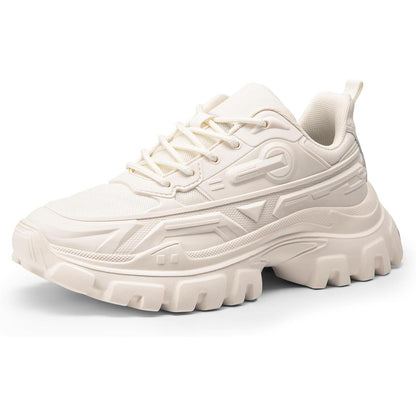 Zapatillas Mujer DREAM PAIRS Chunky | Sneakers Plataforma Bold con Cordones | Moda Casual y Cómoda