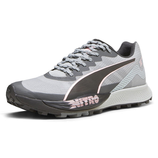 Zapatillas femeninas FastTrac Apex Nitro | Calzado cómodo para ejercicio | Color: gris y rosa