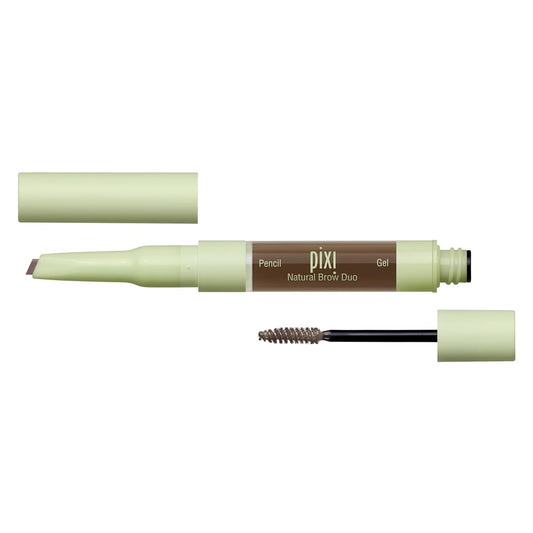 Pixi Natural Brow Duo – Lápiz y Gel para Cejas (Natural Brown) 0.2 oz